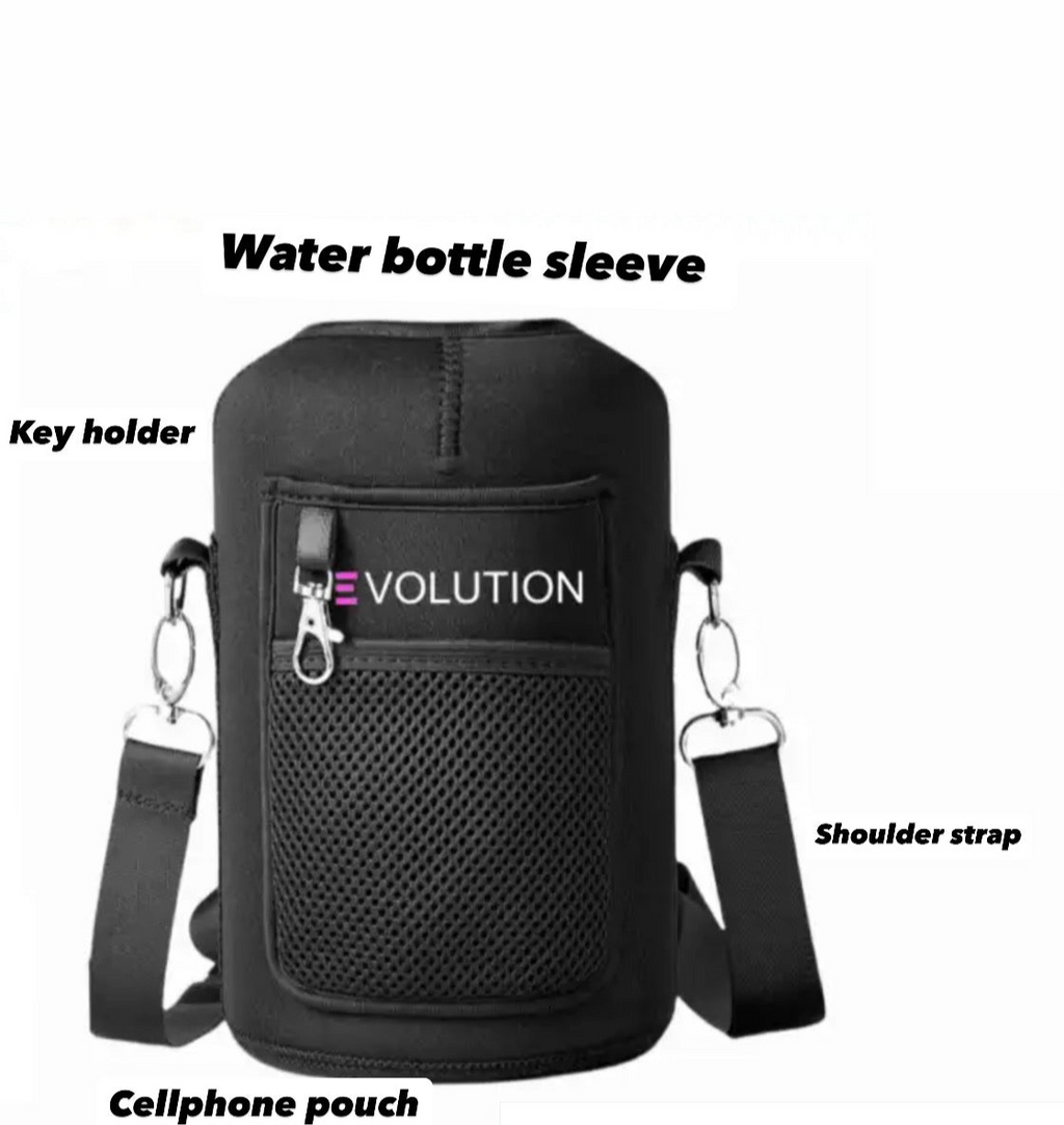 Evolution water bottle and sleeve available 11/29